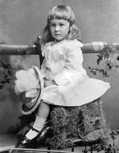 President Franklin Delano Roosevelt's mother dressed him up as a girl when he was a little boy