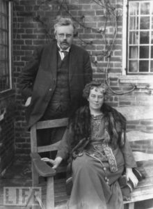 Chesterton and his wife Francis.
