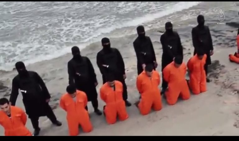 “A Message Signed With Blood…” ISIS Murders 21 Christians. Obama Goes Golfing. [GRAPHIC, NSFW]