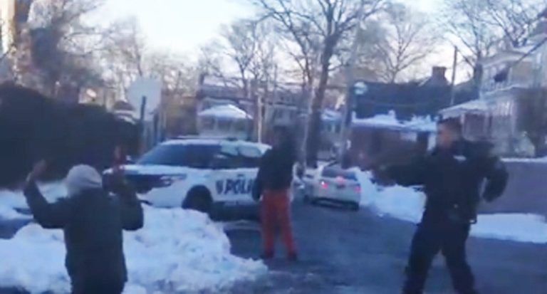 This Cop Brought a Gun to a Snowball Fight