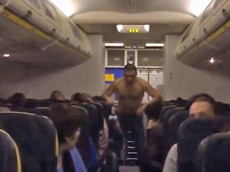 Drunk Irishman Grounds Airplane after Stripping, Dancing, and Asking for Sex