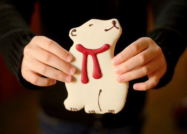 polar bear cookie