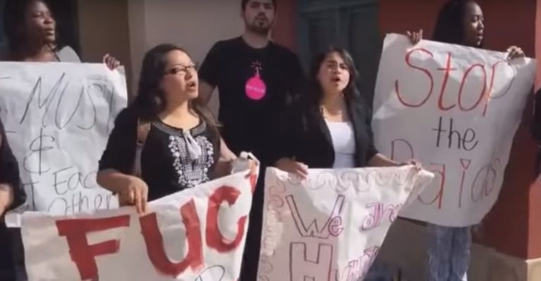 Cali Students Chant ‘F*** Your Borders’ At Border Patrol Recruiters