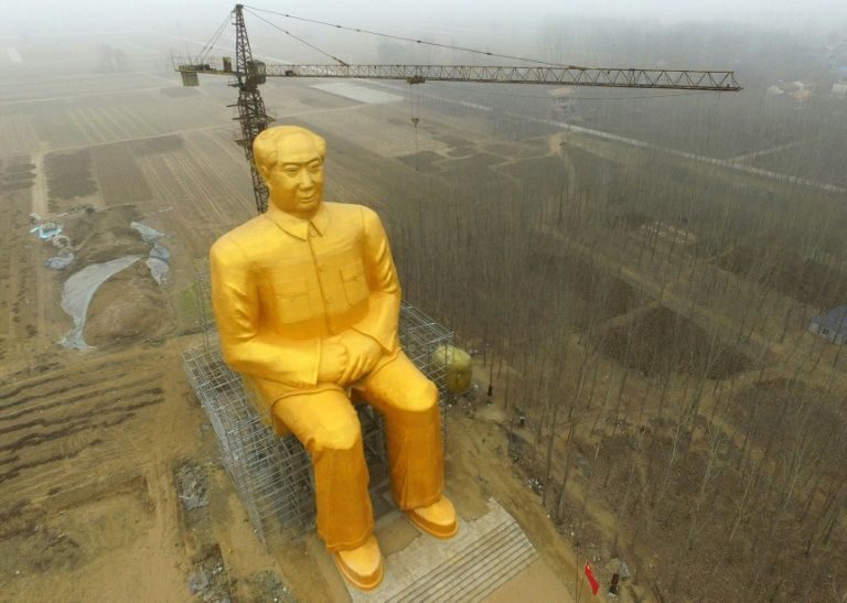 Ridiculed ‘Mega Mao’ Statue Built In Village Devastated By His Famine Torn Down