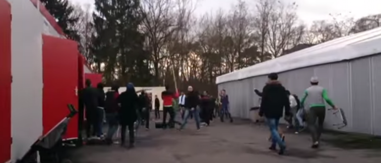 Hell Breaks Loose At Refugee Camp After Girl Seen Without Headscarf