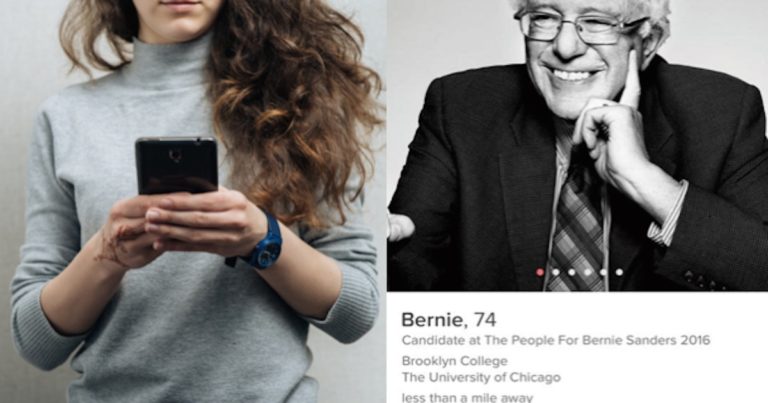 How The Hookup App Tinder Is Helping People Feel The Bern