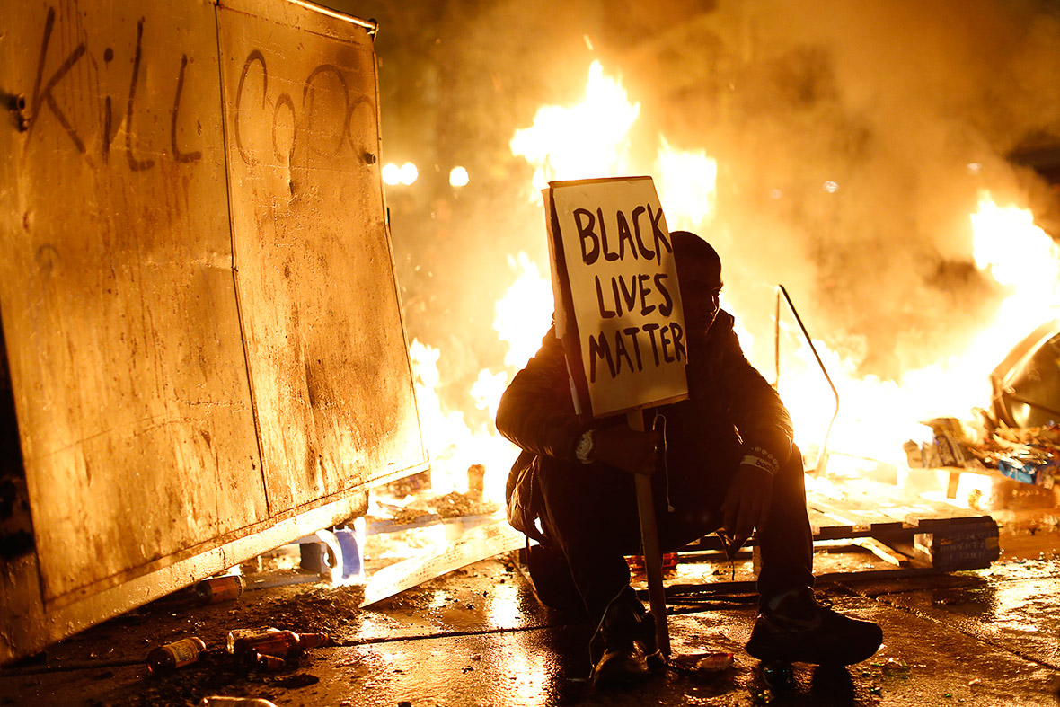 Black lives matter riot