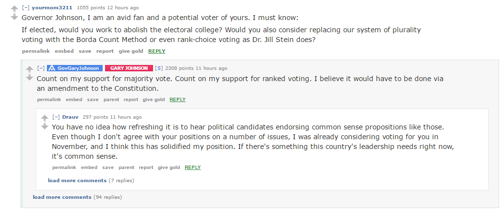 Johnson Electoral College