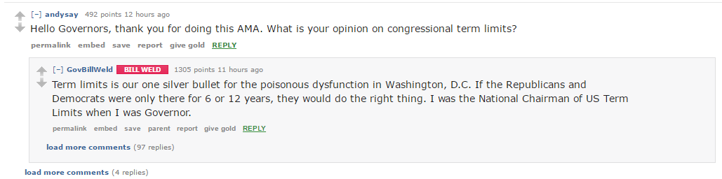 Weld Term Limits