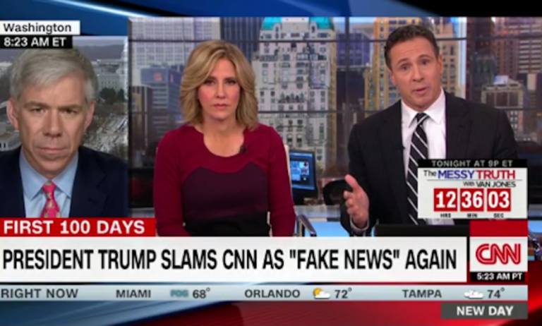 CNN’s Cuomo: “Being Called Fake News the Equivalent of the N-Word for Journalists”