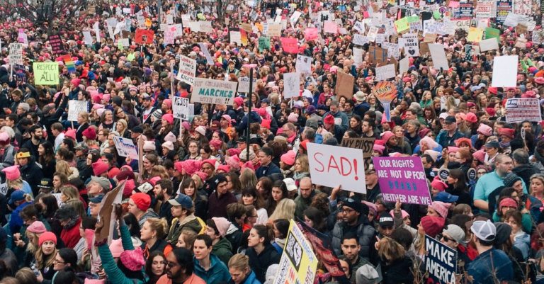 Women’s March Ends ‘100 Days Of Action’ At A Bar [VIDEO]
