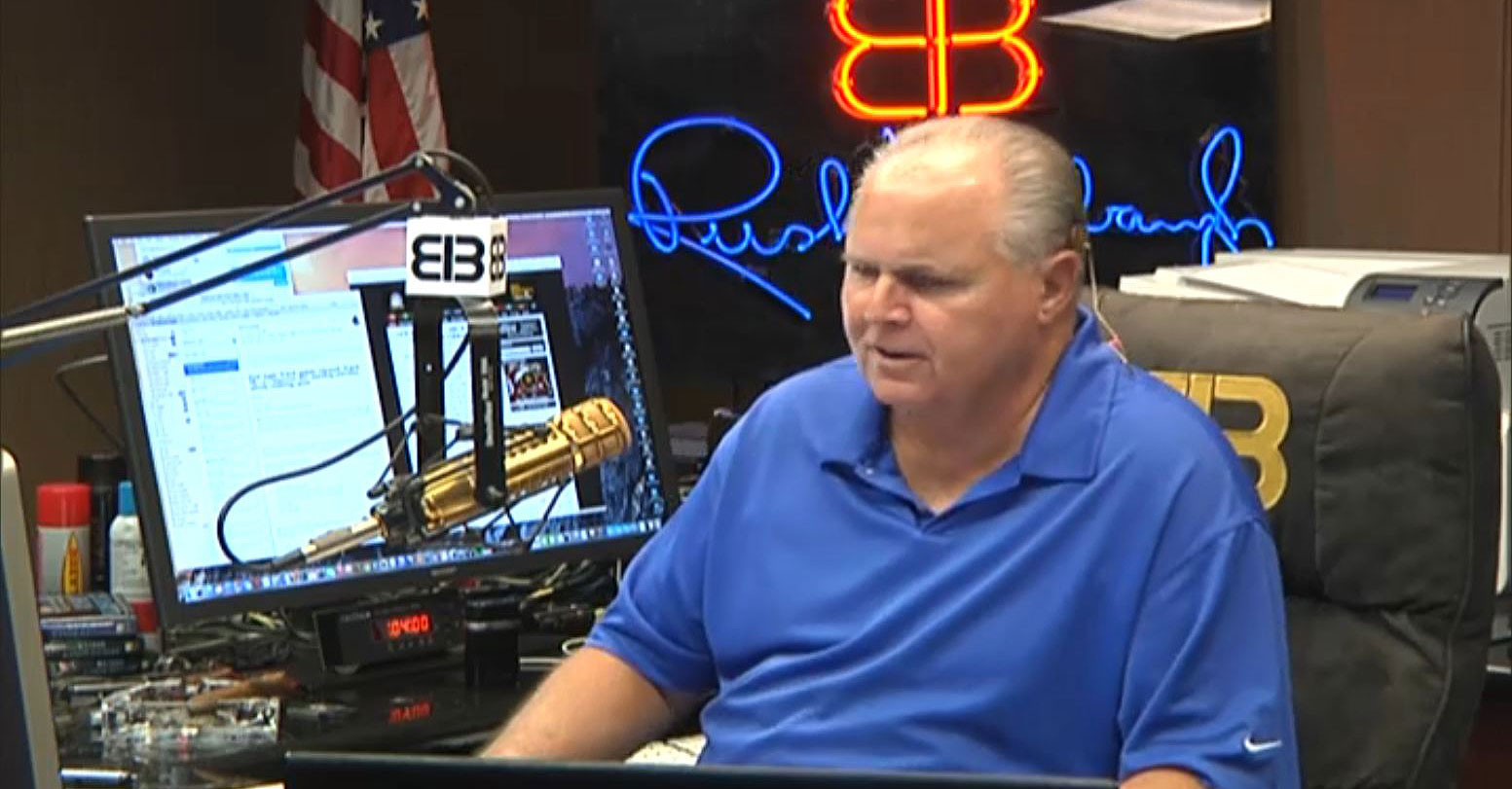 Limbaugh Questions Why Media Chose To Ignore A Huge Story