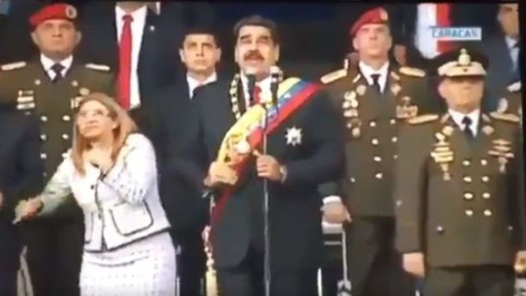 Explosion From Drone Attacks Cuts Off Venezuela President’s Speech