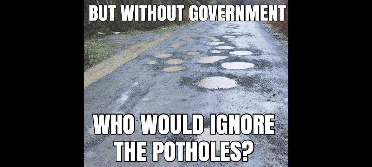 Muh roads pt 2. Cant tell me which private institution will build